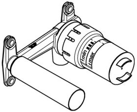 GROHE Einhand-UP-Einbaukörper 23429 für Joystick 2-Loch-WT-Batterien