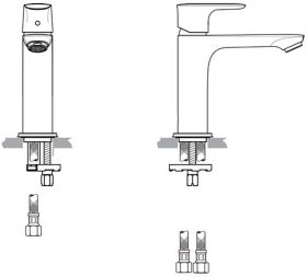 Ideal Standard WT-Arm. Connect Air, Gran o.Ablgarn., Ausld.125mm, Chrom