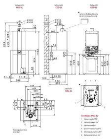 Wolf Gas-Brennwert 14 kW Kompaktheizzentrale CGS-2-14-120L