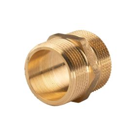 Messing Gewinde-Fitting Doppelnippel 1 1/4"AG - 1 1/4''AG (DN 32) - schwere Ausführung