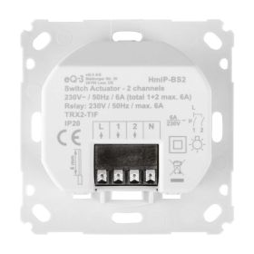 Homematic IP Smart Home Schaltaktor für Markenschalter 2-fach HmIP-BS2
