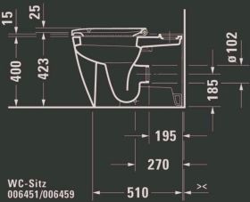 Duravit WC-Sitz Happy D.2, Anthrazit mat mit Absenkautomatik, Scharnier EDST