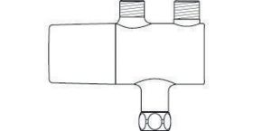 Eckventilthermostat Ceraplus, Chrom