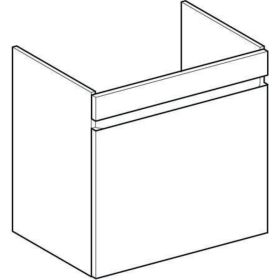 Geberit Renova Plan US f. WT, mit 1 Schu u. Innenschubl., 63,4x60,6x44,6cm, weiß