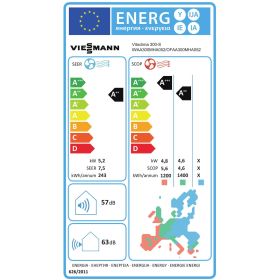 Viessmann Vitoclima 300-S Single-Split-Klimagerät 5,2 / 6,0 kW IW/OFAA300MHA052-S silber
