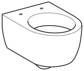 Geberit iCon WWC Tiefspüler, verk. Ausl. geschlossene Form, weiß