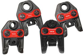 Rothenberger elektrohydraulische Fitting - Pressmaschine ROMAX AC ECO, Set mit Pressbacken Kontur "TH"