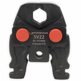 Rothenberger ROMAX Compact III elektrohydraulische Fitting - Pressmaschine Set mit Pressbacken SV15-22-28, 1x2Ah