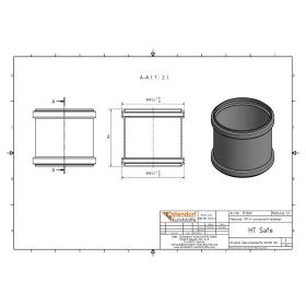 HTsafeU Überschiebmuffe DN 160
