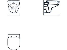 Ideal Standard WC-Sitz Eurovit Plus, f. Softclosing, Weiß