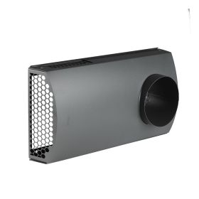 Wolf UniAir Design-Doppelgitter DN160 anthrazit RAL 7016 für CWL
