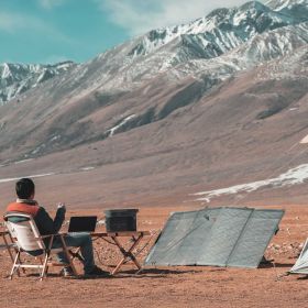 EcoFlow 220 W Tragbares Bifaziales Solarpanel