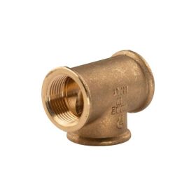 Messing Gewinde-Fitting T-Stück 3/4"IG - 3/4"IG - 3/4"IG (DN 20) - schwere Ausführung