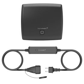 Homematic IP Smart Home Starter Set Garten mit Schalt-Mess-Kabel (Außensteckdose)