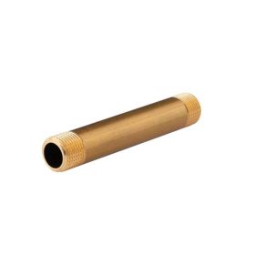 Messing Gewinde-Fitting Distanz Doppelnippel 1/2"-1/2" L= 120 mm, schwere Ausführung