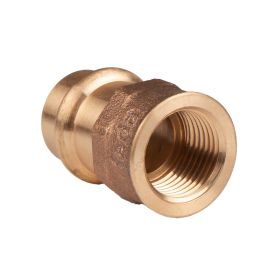 Kupfer Pressfitting Übergang aus Rotguss 18 mm - 1/2" IG V+M-Kontur DVGW